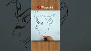 Thumbnail: Anime Drawing - Sukuna Drawing