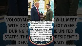 Thumbnail: ⚡️EMERGENCY meeting between Zelenskyy and Trump! #shorts
