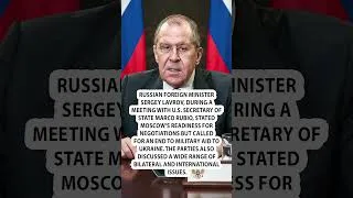 Thumbnail: 😮 Lavrov STUNNED by war address! #shorts