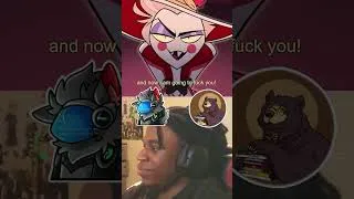 Thumbnail: umm...  what? 😲😳😲 #hazbinhotel 1x8 #season1 #reaction #finale #funny #lucifermorningstar