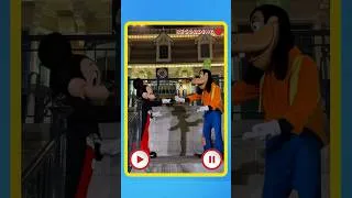 Thumbnail: Mickey Mouse & Goof’s FUNNY Rock Paper Scissors CHALLENGE! 🏰✨ #disneyland #mickeymouse