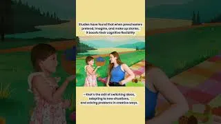 Thumbnail: Let’s use our #imagination in this new episode: Toddler Pretend Play! 🎂🍪🌸🪏🎶🎤🧺🍎