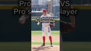 Thumbnail: Pro Baseball Pitcher vs Pro Softball Player #baseball #softball