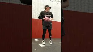 Thumbnail: How hard is it to hit off of a Banana Ball Pitcher? #baseball #mlb #bananaball