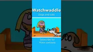 Thumbnail: #watchwaddle #playlist #cartooncharacters - dogs and cats