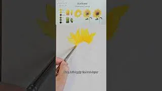 Thumbnail: Watercolor Sunflower - From skech to finish