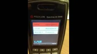 Thumbnail: Demo: Spectralink Wi-Fi phone and accept funtion using LAS platform