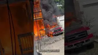 Thumbnail: Fire tears through Dorchester multi-story home