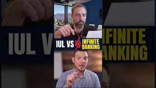 Thumbnail: IUL vs. Infinite Banking: What's the Difference? #shorts