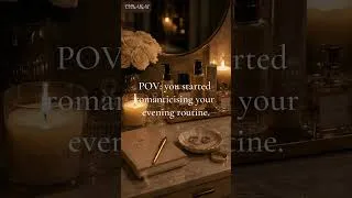 Thumbnail: Romanticise Your Evening Routine ✨ | Becoming Her #Shorts