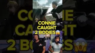 Thumbnail: WTF CONNIE😱 #animereaction #attackontitanreaction #aot #anime #manga #dub #erenjaeger #shorts