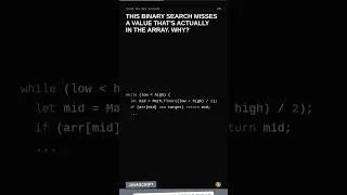 Thumbnail: Daily Code Puzzle #46: Spot the Bug #Shorts