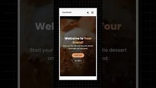 Thumbnail: Modern Bakery Website Template 🍰 | HTML CSS JS #shorts