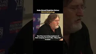 Thumbnail: Gabe Newell Explains Valves Weird Advantage #shorts #linux #valve #steam #programming