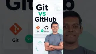 Thumbnail: Git vs Github