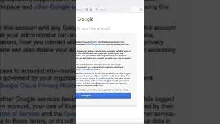 Thumbnail: Google Workspace Email Setup  #shorts