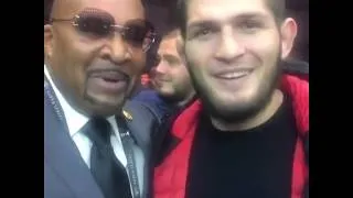 Thumbnail: Khabib Nurmagomedov, Floyd Mayweather talking possible fight