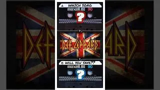 Thumbnail: Gen Xers - I can't even answer THIS one! Which DEF LEPPARD Song Would You Save? Save ONE Song