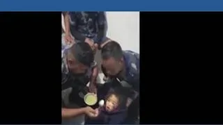 Thumbnail: Young girl rescued from rubble in Nepal
