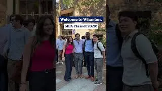Thumbnail: Wharton MBA Class of 2028's First Day of Orientation