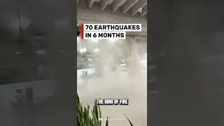 Thumbnail: Could 70 Strong Earthquakes Trigger The Ring of Fire? #Venezuela #Earthquake #Shorts