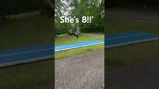 Thumbnail: Fresh out of level 2. Check out Rosanna’s legit back tuck. Set- flip- stick!