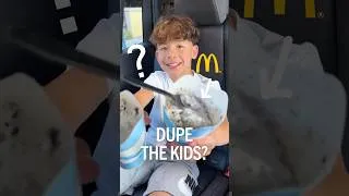 Thumbnail: GUESS the McDonald's DUPE!! McFlurry + Soft Serve Cone! #shorts