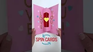 Thumbnail: EASY SPIN CARDS (using dental floss!) 💞 #mothersday #shorts #crafts