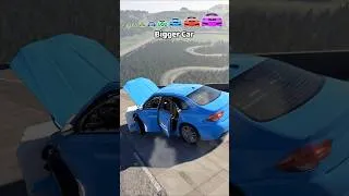 Thumbnail: 38‑Ton Marble Block vs Big & Small Cars #shorts | BeamNG.Drive