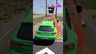 Thumbnail: Big & Small Cars vs Catapult Launch Test #shorts | BeamNG.Drive