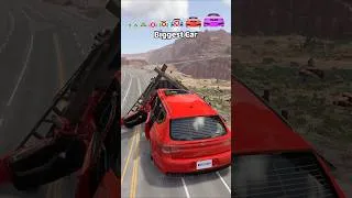 Thumbnail: Big and Small Cars vs Triangle Gap #shorts | BeamNG.Drive