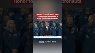 Thumbnail: President Trump presents the Congressional Space Medal of Honor to the Artemis II Astronauts!