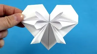 Thumbnail: Origami Heart Tutorial #shorts
