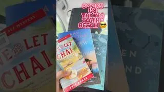 Thumbnail: Books I packed for our beach trip! ⛱️🌊☀️#beachreads #augusttbr