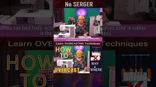 Thumbnail: SEW OVERCASTING STITCHES - NO SERGER MACHINE NEEDED!! #diy #sewingtutorial