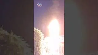Thumbnail: Flamethrower height test: How high will it go? 🔥 #why2025 #firewall #safetyfirst #leak #hackercamp