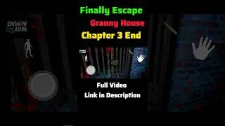 Thumbnail: End Granny Chapter 3 #granny #ytshorts #gaming #games