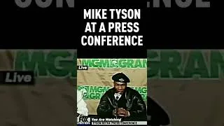 Thumbnail: Mike Tyson at a press conference | #shorts