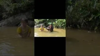 Thumbnail: Harvest Giant Fish by Hand with Single mom and Children to Sell #harvestfish #fish #harvest