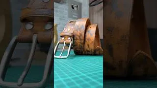 Thumbnail: Leather belt Russet Loft by #wildleathercraft