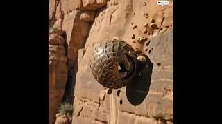 Thumbnail: This Pangolin Fell Off a Cliff… Then Rolled Away! 😱🛡️ #wildlife #animals