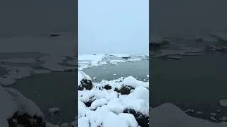 Thumbnail: Heavy Glacial Calving and Snowfall in New Zealand  #nature #glacier #newzealand