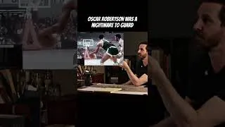Thumbnail: Oscar Robertson casually demoralized great defenders with his strength 💪 and genius timing 🤯🏀