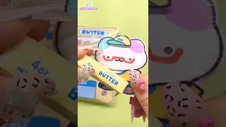 Thumbnail: Butter Squishy Unboxing Cute Paper Craft DIY Kawaii Food ASMR
