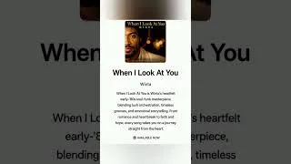Thumbnail: New Winta's Album "When I Look At You" Available Now