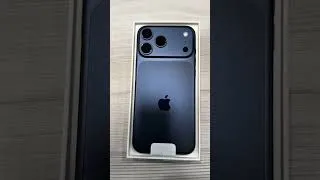 Thumbnail: Unboxing Apple IPhone 17 Pro Max Blue #unboxing