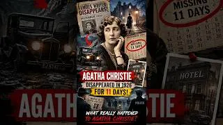 Thumbnail: Agatha Christie’s 11-Day Disappearance | The Mystery Nobody Solved#shorts