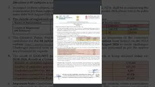 Thumbnail: BREAKING : UGC NET Result and Score card released Augest 2026  #ugc #ugcnet  #india