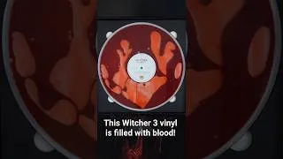 Thumbnail: Witcher 3 deluxe OST with a blood-filled vinyl — watching it bleed is mesmerizing.