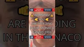 Thumbnail: ⚠️ATTENTION! 🫵 YOU 🫵 ARE GIVEN A 5 SEC PENALTY FOR SPEEDING #monacogp #monaco #f1